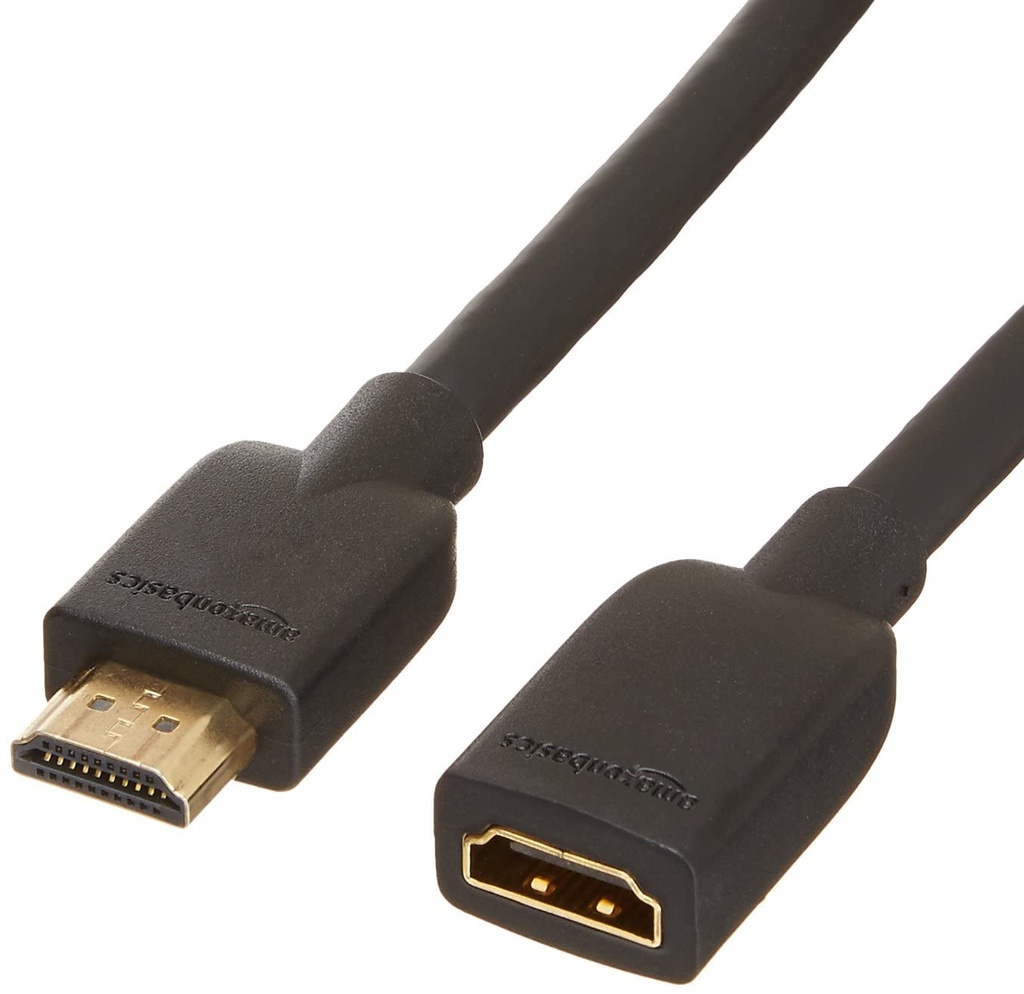 AmazonBasics High Speed HDMI Extension Cable - Male to Female 6ft | 1.8m