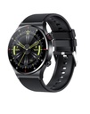 ECG+PPG Bluetooth Call Smart Watch - Black silicone band