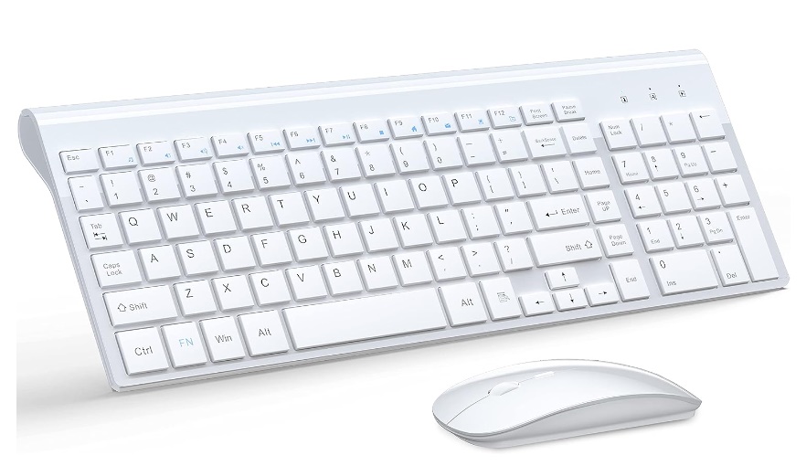 Topmate Wireless Keyboard and Mouse Ultra Slim Combo