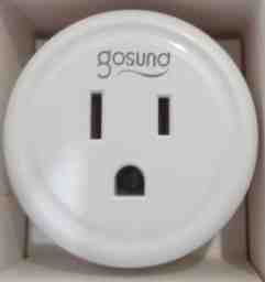 Gosund Mini Smart Plug WiFi Outlet Works with Alexa Google Assistant, No Hub Required, ETL and FCC Listed Only 2.4GHz WiFi Enabled Remote Control WiFi Smart Socket