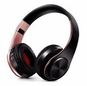 AYVVPII Lossless Player Bluetooth Headphones with Microphone Wireless Stereo Headset Music for Iphone Samsung Xiaomi mp3 Sports - Black Pink