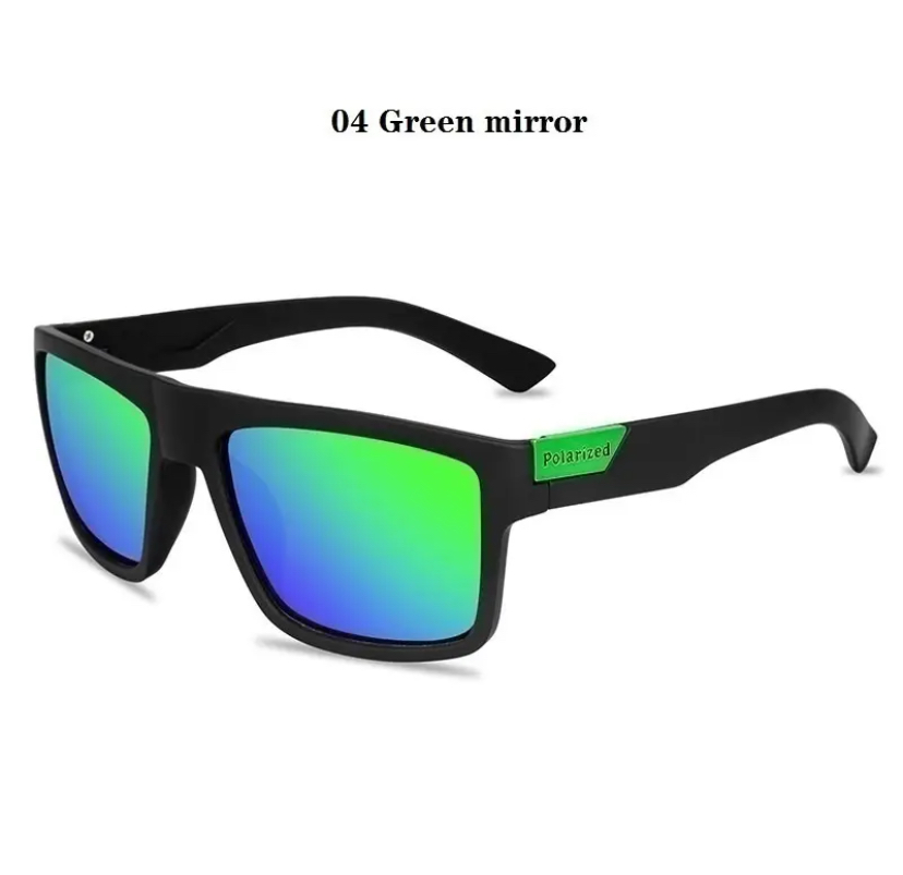 Men Women Polarized Sunglasses : 04 Green mirror
