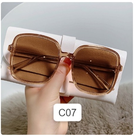 Sunglasses for Women Square: C07, brown/brown