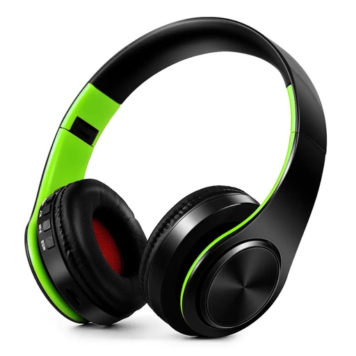 AYVVPII Lossless Player Bluetooth Headphones with Microphone Wireless Stereo Headset Music for Iphone Samsung Xiaomi mp3 Sports - Black Green