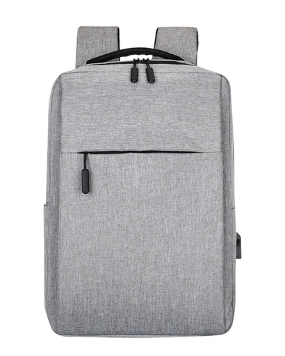Travel Backpack Men: Grey 41x28x12cm